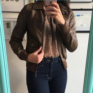 Faux Leather Jacket